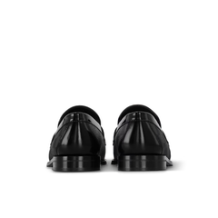 Charcoal check major loafer