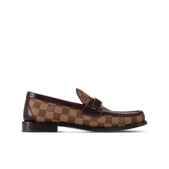 Brown check major loafer