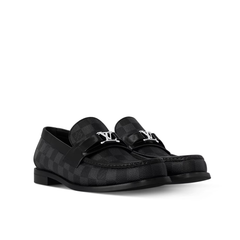 Charcoal check major loafer