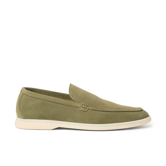 loro piana walk sage green loafers Green (100% orignal)
