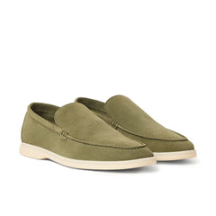 loro piana walk sage green loafers Green (100% orignal)