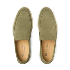 loro piana walk sage green loafers Green (100% orignal)