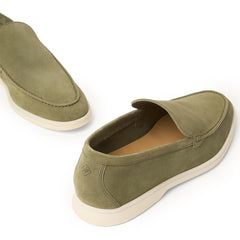 loro piana walk sage green loafers Green (100% orignal)